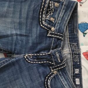 Miss Me Women's Dark Blue Boot Cut Jeans